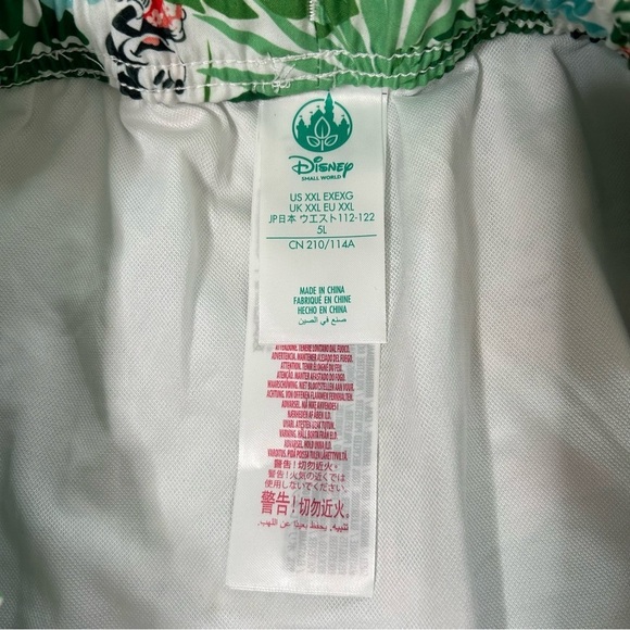 Disney Tropical Mickey Mouse Green Men's Swim Trunks Size XXL Cruise Resort - Picture 2 of 8